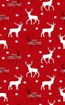 Tapis d'intérieur Noël 50 x 80 cm - Rouge