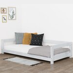Lit enfant STUDY 90 x 200 gris clair