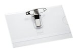 Bte de 50 Badges avec double système de fixation 54 x 90 mm SIGEL