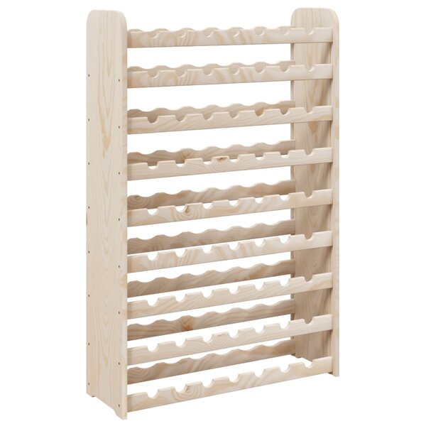 vidaXL Casier à vin 72 5x25x111 5 cm Bois de pin massif