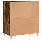 vidaXL Buffets 3 Pièces Chêne fumé Bois d'ingénierie