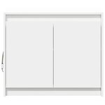 vidaXL Buffet avec LED blanc 72x34x61 cm bois d'ingénierie