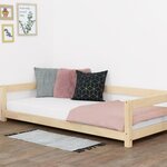 Lit Montessori enfant STUDY 90 x 190 naturel