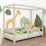 Lit cabane enfant BUNKY 90 x 200 beige