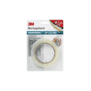 3m scotch bande de montage "enlevable", 19mm x 5m