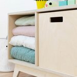 Meuble de rangement NABOSKY gris 1x2