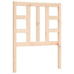 vidaXL Cadre de lit sans matelas bois de pin massif