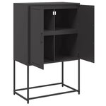 vidaXL Meuble TV vert olive 100 5x39x60 5 cm acier
