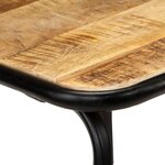vidaXL Chaises de bar lot de 2 bois de manguier solide