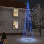 vidaXL Arbre de Noël cône 1134 LED Bleues 230x800 cm