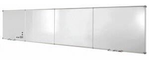 Tableau blanc continu 90x120 module d'extension paysage Gris MAUL