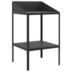 vidaXL Support pour plantes anthracite 56 5x54 5x100cm acier galvanisé