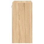 vidaXL Meubles TV muraux 2 Pièces chêne sonoma 40 5x30x60 cm