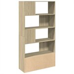 vidaXL Bibliothèque chêne sonoma 100x36x189 cm bois d'ingénierie