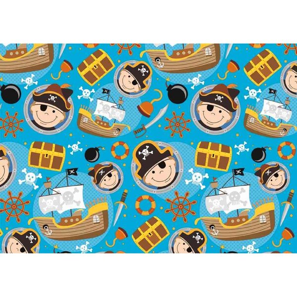 Papier cadeau 'captain hook'  sur rouleau susy card