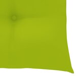 vidaXL Chaises de jardin et coussins lot de 4 Gris Bois acacia massif