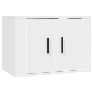 vidaXL Meuble TV mural Blanc 57x34 5x40 cm