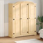 vidaXL Garde-robe Corona 151 5x52x186 cm bois de pin massif