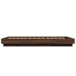 vidaXL Cadre de lit avec lumières LED sans matelas 90x190 cm