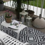 Esschert Design Tapis d'extérieur 120x186 cm Graphique OC12