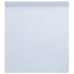 vidaXL Films pour fenêtre 5 Pièces statique dépoli blanc transparent PVC