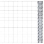 vidaXL Clôture de jardin Acier galvanisé 50x1 25 m Argenté