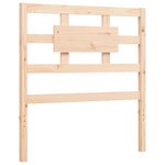 vidaXL Cadre de lit sans matelas bois massif