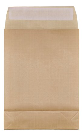 Lot de 20 enveloppes pochettes kraft armé à soufflet marron 280 x 365 + 70 mm