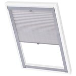 vidaXL Store plissé Blanc CK04