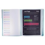 Trieur Polypropylène 3 Rabats 12 Compartiments Opak - Couleurs Assorties - X 10 - Exacompta