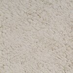 vidaXL Jeu de tapis de salle de bain 2 Pièces Tissu Blanc