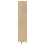 vidaXL Armoire salle de bain chêne sonoma 30x30x190 cm