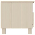 vidaXL Meuble TV HAMAR Marron miel 106x40x40 cm Bois massif de pin