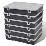 vidaXL Boîte à outils 6 Pièces