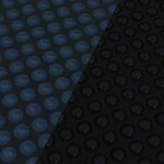 vidaXL Film solaire de piscine flottant PE 381 cm Noir et bleu