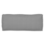 vidaXL Coussins de Palette pour Banc 2 Pièces Gris 100x40x8 cm Tissu Oxford