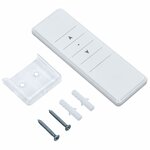 vidaXL Auvent automatique capteur de vent/LED 500x300cm Jaune et blanc