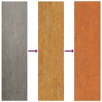 vidaXL Lit surélevé de jardin rouillé 240x40x45 cm acier corten