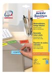 Etiquettes stick&lift 38x21,2 mm bleu1300 sur 20 f a4 avery zweckform