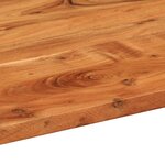 vidaXL Dessus de table 80x40x2 5 cm ovale bois massif d'acacia