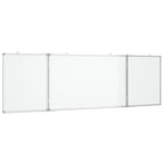 Tableau magnétique panneau écriture école maison bureau pliable 160 x 60 x 1 7 cm aluminium 02_0045525
