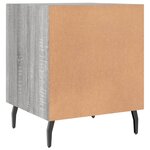 vidaXL Tables de chevet 2 Pièces sonoma gris 40x40x50cm bois d'ingénierie