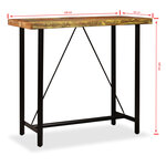 vidaXL Ensemble de bar 5 Pièces Bois de récupération massif