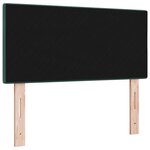 Tête de lit vidaXL Bouton Capitonné Vert Foncé 90 cm Velours