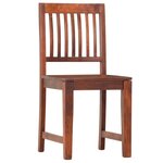 vidaXL Chaises à manger lot de 2 bois solide de manguier