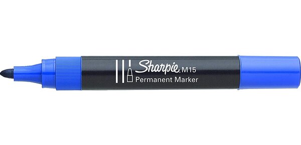 marqueur permanent M15  pointe ogive  bleu SHARPIE