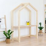 Bureau enfant cabane STOLLY bois naturel