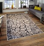 Tapis de salon PEBBLE 200 x 290 cm - Gris