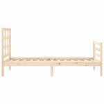 vidaXL Cadre de lit sans matelas bois massif