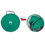 vidaXL Tente de plage 2 personnes vert d'eau escamotable imperméable